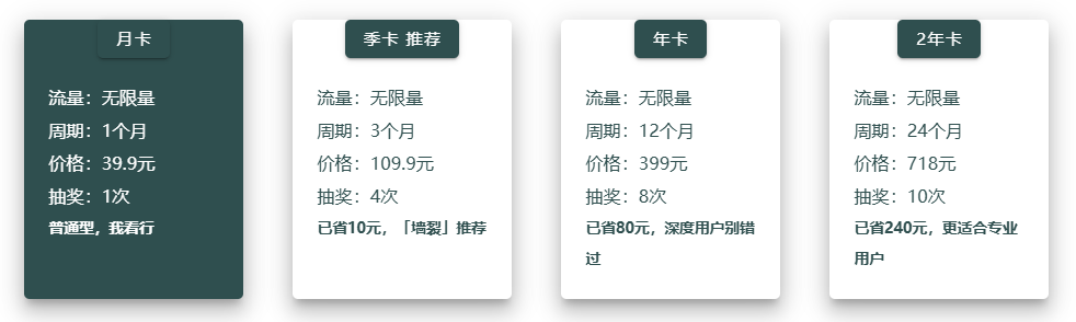 Pigcha加速器·時長計費·价格